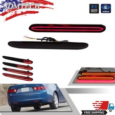 2 Led Rear Bumper Reflector Tail Brake Signal Lights For 2009-2011 Honda Element