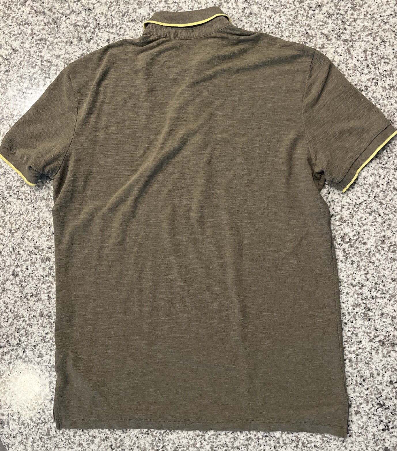 Intimissimi Shirt Men’s XL Green Short Sleeve, Polo Style, Buttons image 2