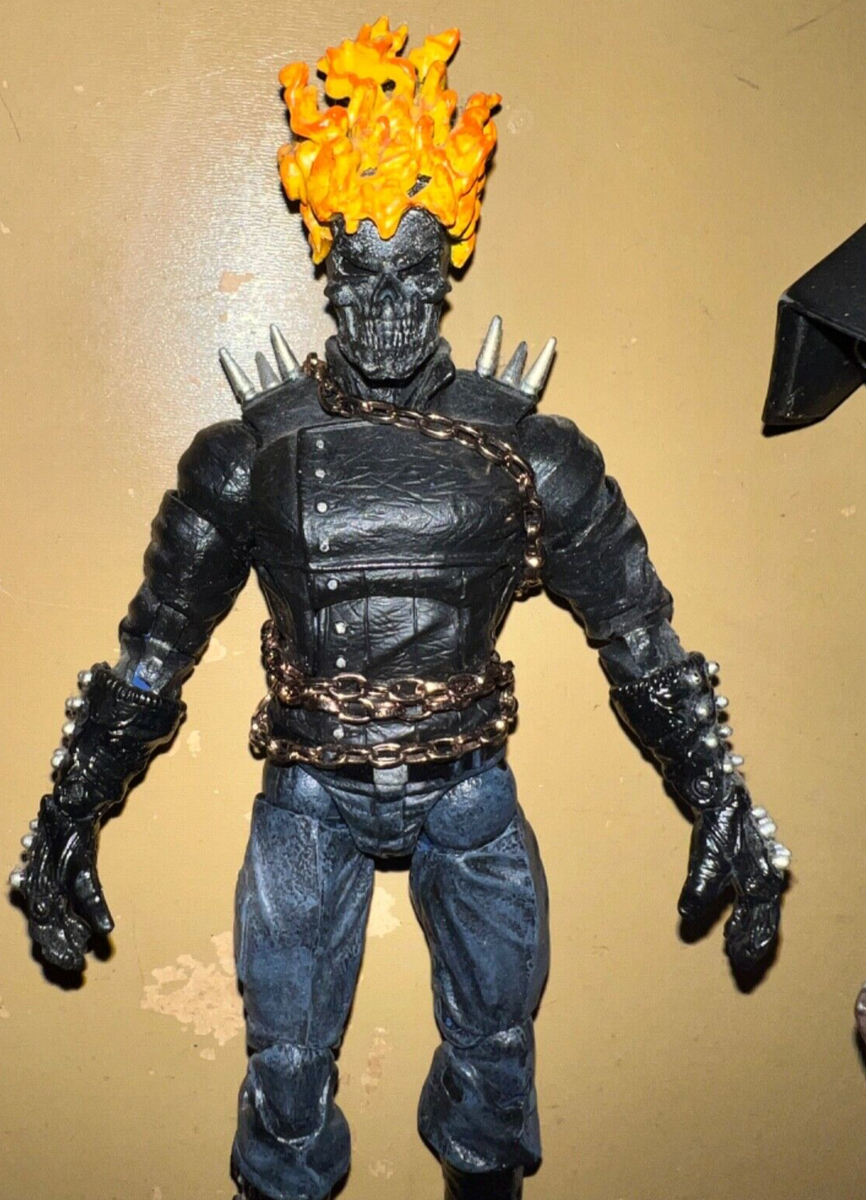 Marvel Legends Custom Ghost Rider Action Figure with bike | eBay Marvel Legends Custom Ghost Rider Action Figure with bike | eBay
