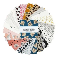Charm Pack 5"Stacker 42pc Riley Blake "Spotted" by Kate Blocher 