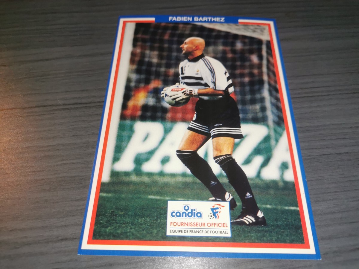FABIEN BARTHEZ HAND SIGNED FRAMED PHOTO DISPLAY FRANCE