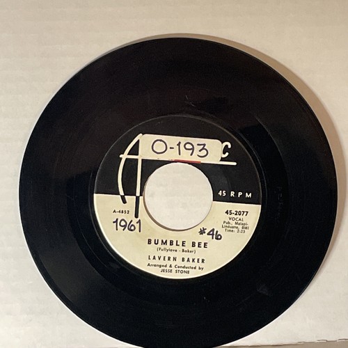 Lavern Baker R&B 45 Bumble Bee My Time Will Come Promo Atlantic Records 1960 - Picture 4 of 4