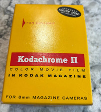 Kodachrome ll Movie Film, 8mm Cartridge, Unopened, expired 1963. Sealed