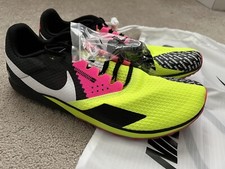 Nike Rival XC 6 Cross-Country Spikes Volt/Black/Pink Men's Size 11 DX7999-700 