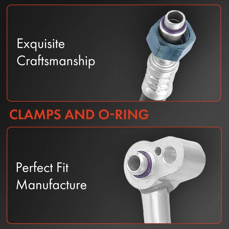 Línea de descarga de aire acondicionado para Audi A4 Avant 1994-2001 A6 Avant 1997-2005 A4 A6 berlina Foto 3 de 4