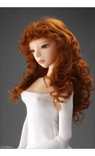 Dollmore 1/3 BJD Dollfie SD wig (8-9)" Monghanjuc Mohair Wig (Carrot) - Picture 4 of 5
