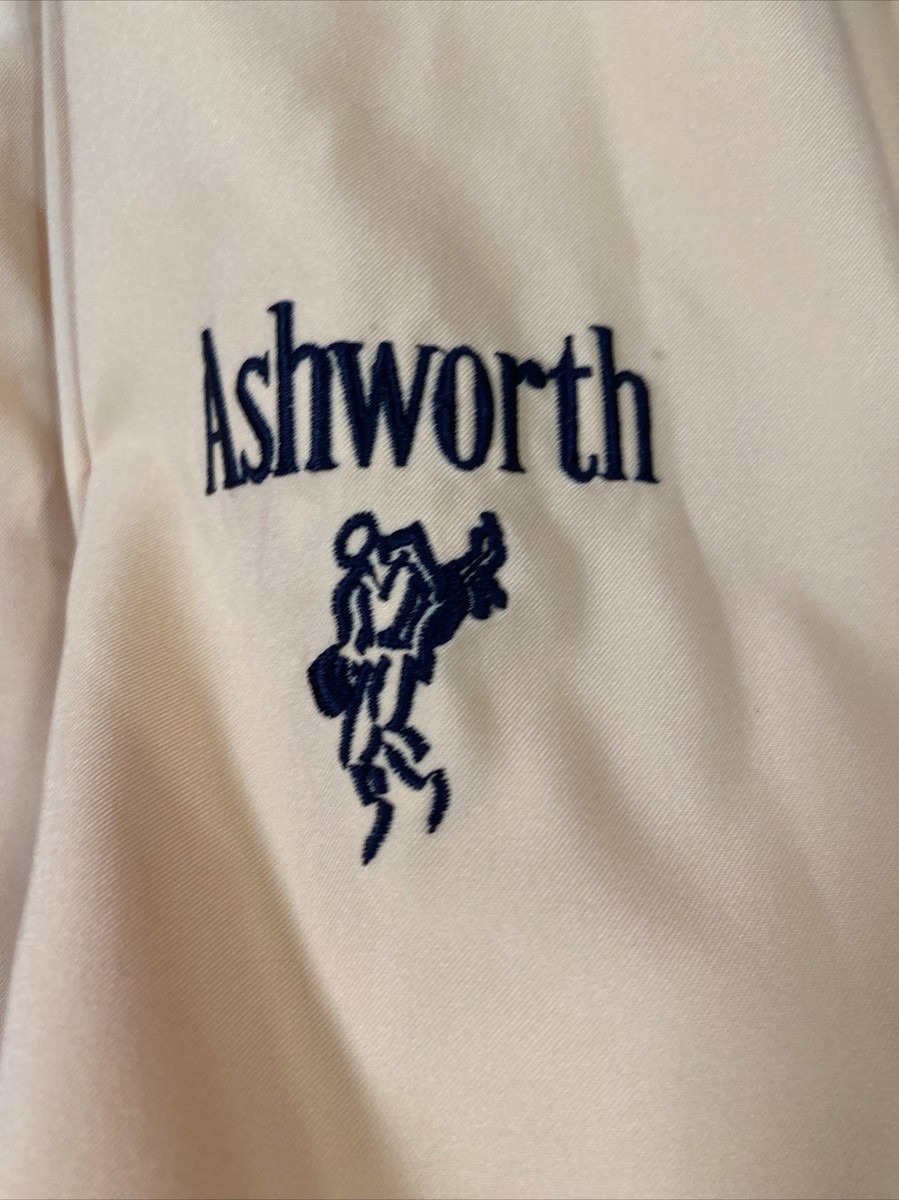 Ashworth Stonewolf Mens Jacket Extra Large Pullover Yellow Logo