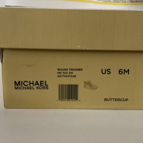 🐼🐼 Michael Kors 🐼🐼 Size 6 🐼 Wilma Trainer Signature Buttercup Shoes 🐼 - Picture 8 of 8