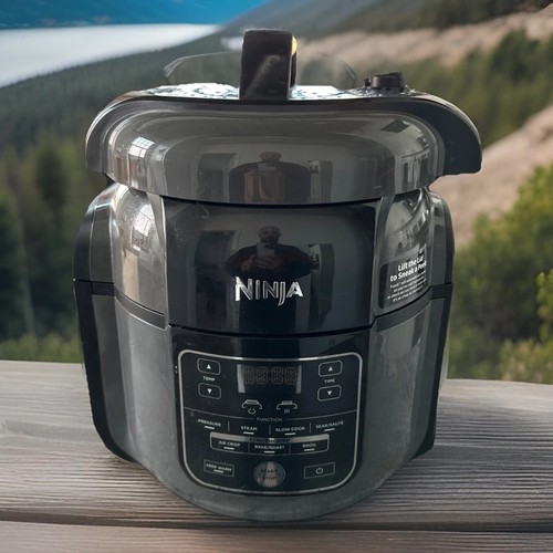 Ninja Foodi 9in1 Pressure Cooker W/ Press Lid Slow Cook & Air Fryer Model OP300