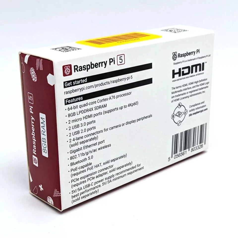 Genuine Raspberry Pi 5 | 8GB RAM | New/Unopened | Made in UK | In Hand | SC1112 - Image 4 of 4