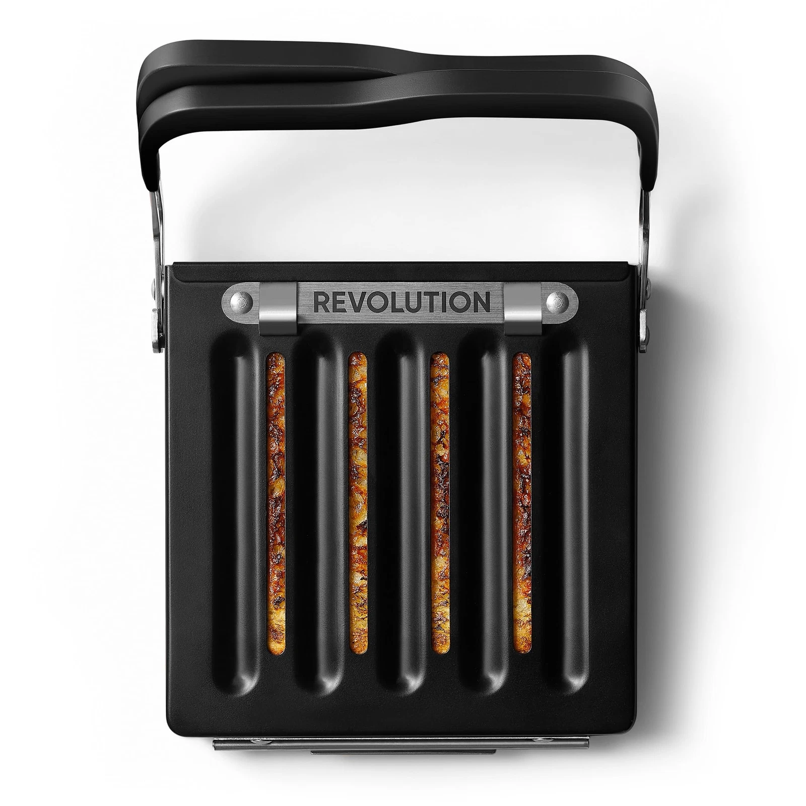 Black Toastie Sandwich Press for Toaster Griddle Quesadilla Maker Kitchen Gadget
Opens in a new wind