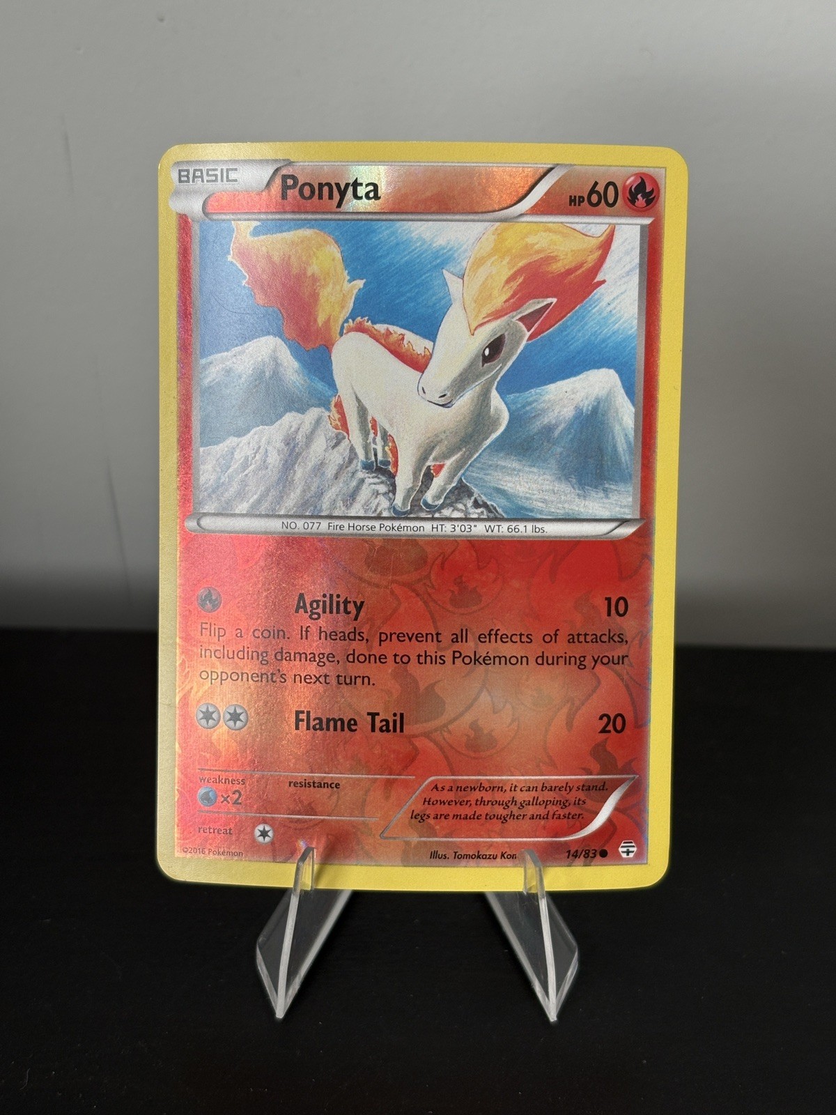Ponyta Generations #14/83 Reverse Holo Common Pokemon Card