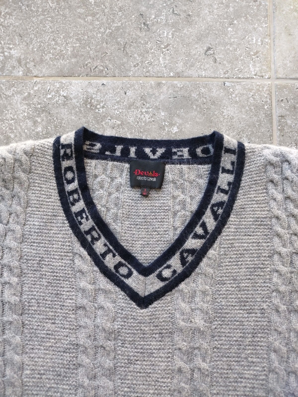 Roberto Cavalli Devils Pullover Jumper Teens Gray… - image 3