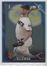 2016 Bowman Draft Chrome Picks Blue Refractor 58/150 Justin Alleman #BDC-71 1u6