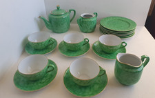 VINTAGE BALBIR CHINA TEA SET IN GREEN
