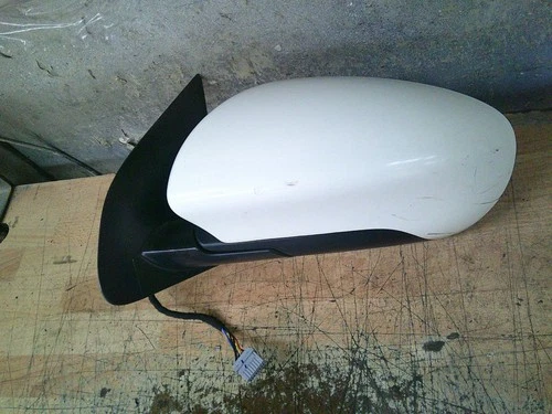2011 NISSAN QASHQAI J10 PASSENGER NEAR SIDE LEFT WING DOOR MIRROR IN WHITE