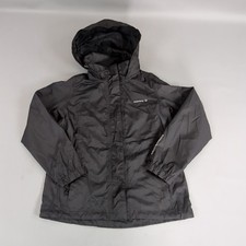 Cederberg Waterproof Jacket Kids 10Y 10 Years Black Hooded Zip Up Windbreaker