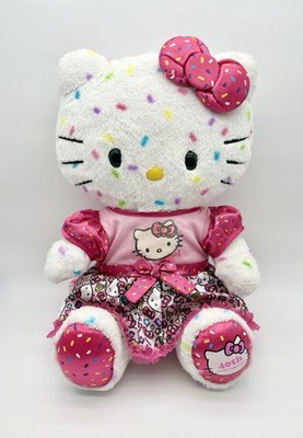 Build A Bear Sanrio Hello Kitty 40th Anniversary Plush Sprinkles w/ Dress/Bow