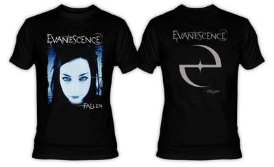 2 sides Evanescence - Fallen Black All size S-5XL T-Shirt HRN749
