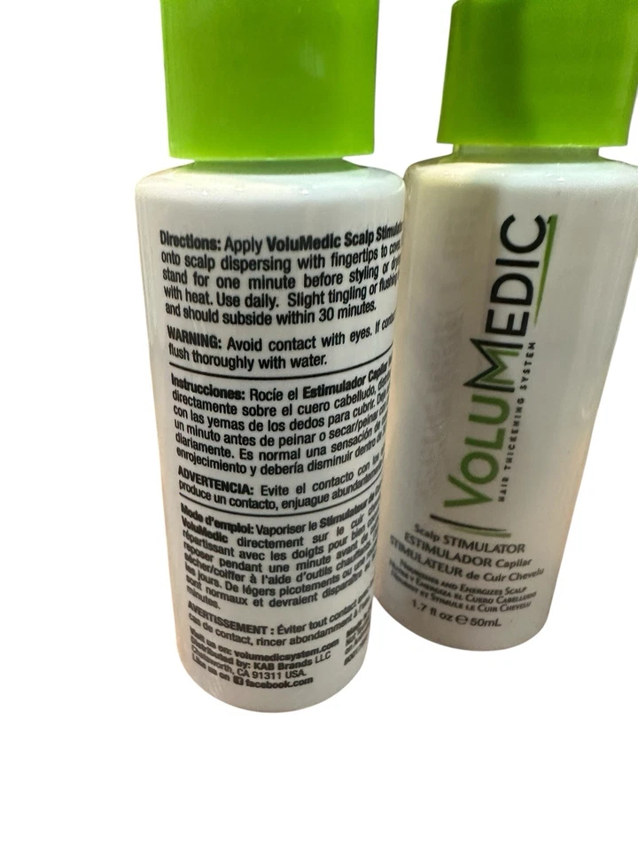 VoluMedic Hair Thickening System Scalp Stimulator Two Pack 1.7 Fluid Ounce - Image 2 of 2