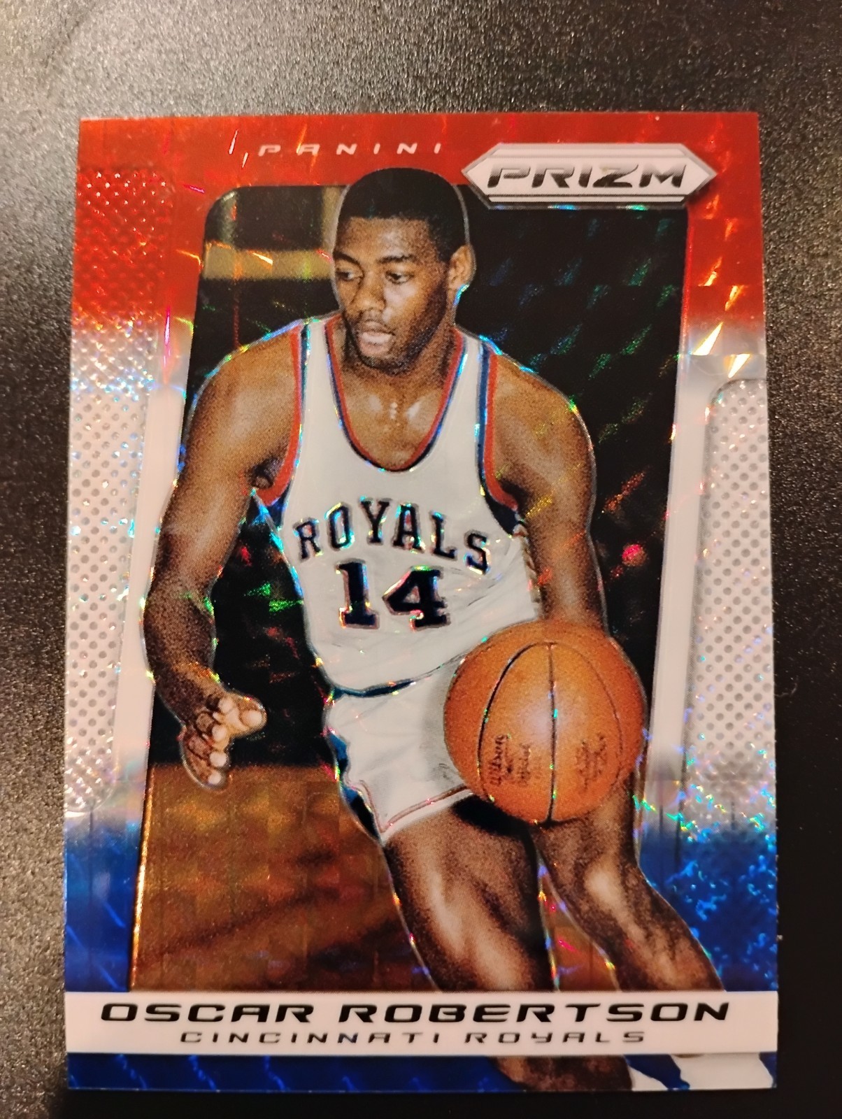2013-14 Panini Prizm #212 Oscar Robertson Red White And Blue 