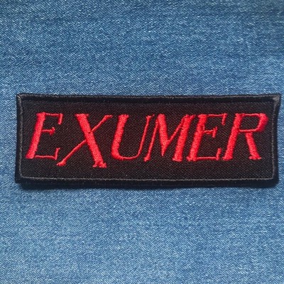 EXUMER embroidered patch Kreator Destruction Deathrow Sodom Tankard Living Death