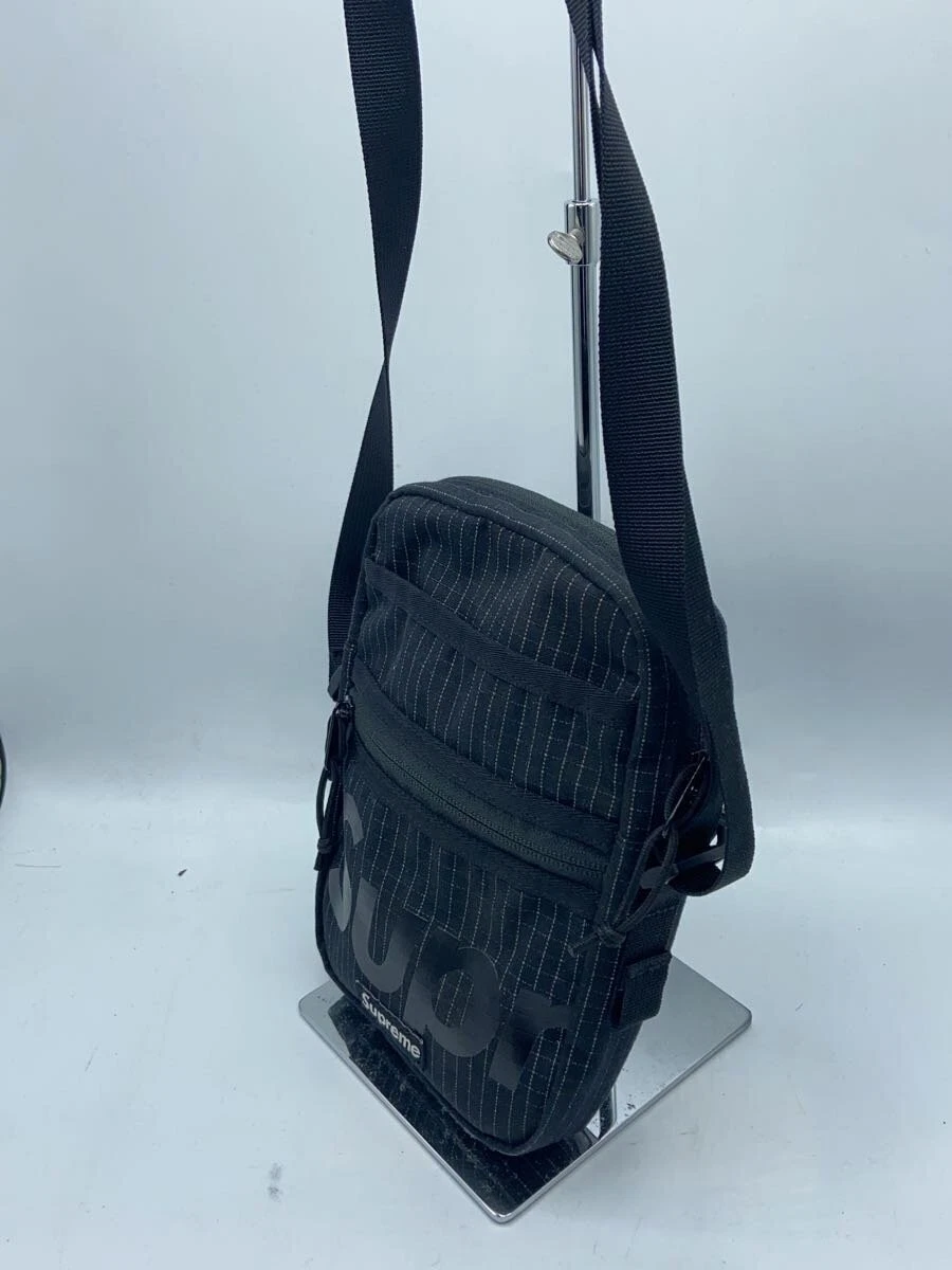 Sac à bandoulière Supreme/polyester/noir/à carreaux