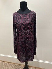 Nunui Long Sleeve Shift Dress size 8 - Breezy Fabric Perfect for Winter Occasion