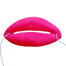 Funny Lips Props Prank Sausage Mouth Giant Red Lips Prop for Women Kids