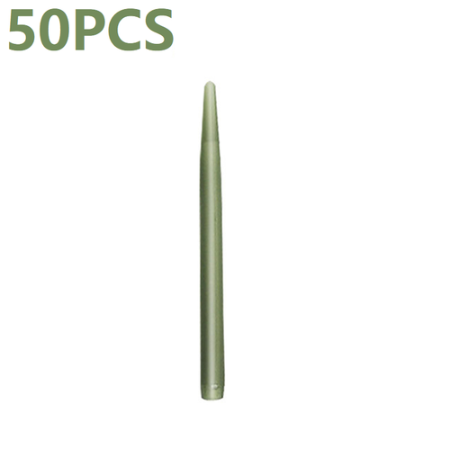 50x 55mm Rigide Anti-mêlage Caoutchouc Manches Carpe Barbeau Pêche Terminal - Photo 8/13