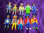 Playmobil Black People Lot POC African American Hispanic Vtg Toys Figure