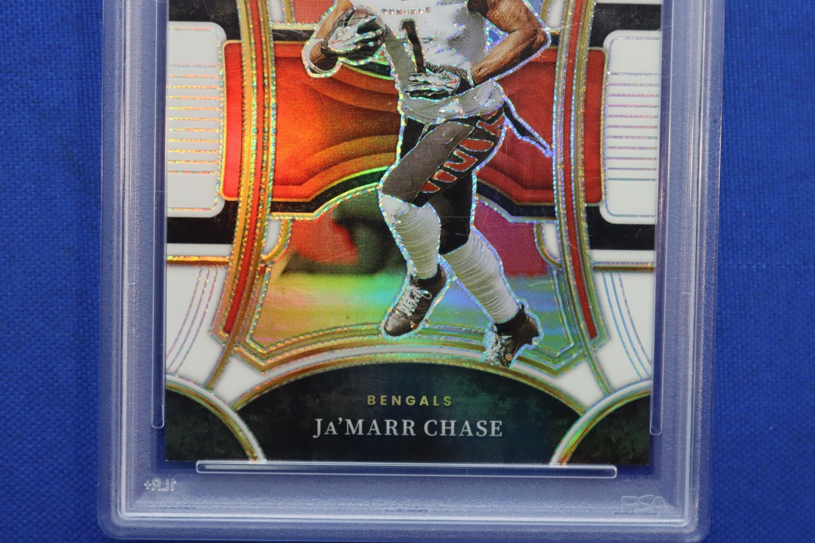 2023 Panini Select #420 Ja'MARR CHASE /35 White Prizm Card PSA GEM MT 10 Bengals view 3