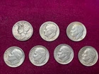 (2) 1964 1961 1960 1953 1946 Roosevelt Dime, Mercury Dime 1942