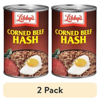 Canned Corned Beef Hash 15 oz High Protein 37g Per Serving 2 Pack