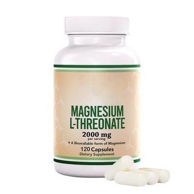 Magtein Magnesium L-Threonate 2000mg by Double Wood - 100 Capsules