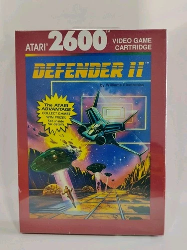 Defender II (Atari 2600, 1987) Mint Brand New Sealed