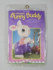 Conejito de Pascua inflable ilimitado de colección 20" chirridos verdes sellados