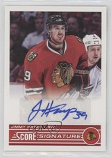 2013-14 Score Signatures Jimmy Hayes #SS-JH Auto 0c3