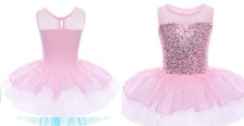 Dance Costume  Pink iEFiEL Ballet Sequin Dress