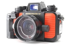  Exc 5  Nikon Nikonos V Orange Underwater Film Camera 28mm f/3.5 Lens JAPAN