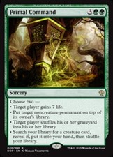 Primal Command - Duel Decks: Zendikar vs. Eldrazi #020/080 MTG Magic The Gatheri