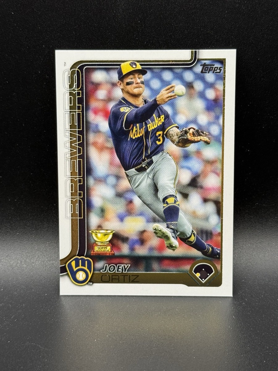 Joey Ortiz 2025 Topps Series 1 #165 Milwaukee Brewers Baseball