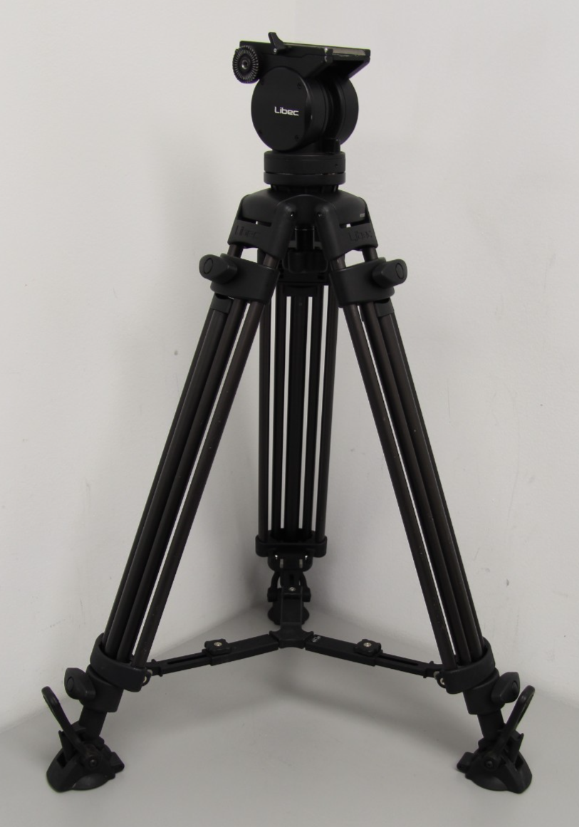 Libec RT30B 3-Section Tripod With Libec H38B Fluid Head No Plate