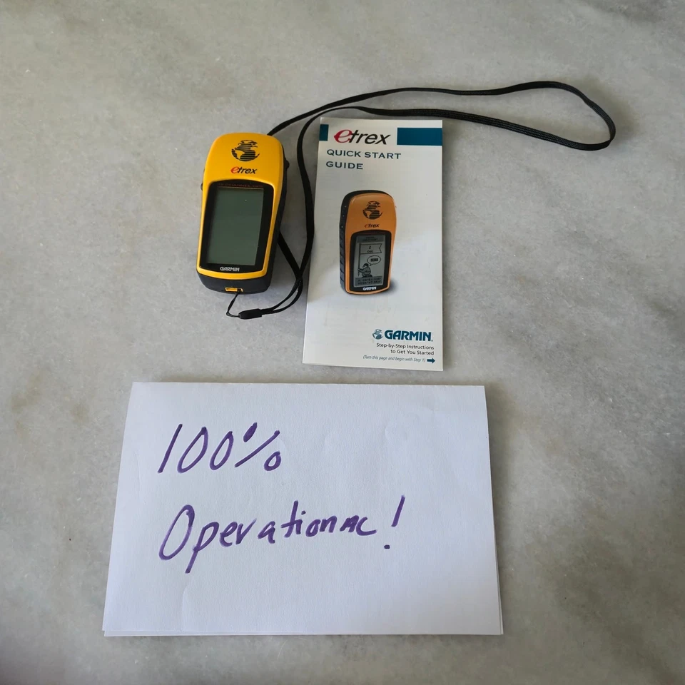 Garmin eTrex Euro 010-00190-06 Handheld 12 Channel GPS Personal Navigator-TESTED - Image 2 of 3