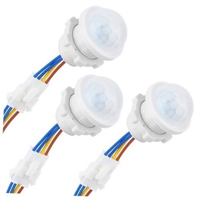 -Pack Motion Sensor Light Switch, PIR Infrared Sensor0S Time Delay, Smart 3