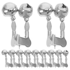 20pcs Metal Fishing Bells: Rod Bait Alarm Indicator Rod Clips Tip With Loud