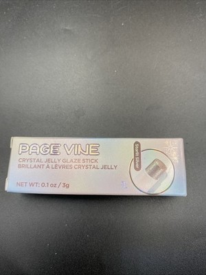 Page Vine Crystal Jelly Glaze Stick Eye Shadow Starlit Silver Make Up Eyes