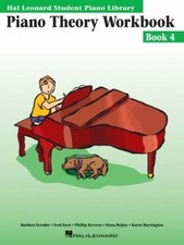 PIANO THEORY WORKBOOK 4 HLSPL Hal Leonard Student Piano Library - GOOD
