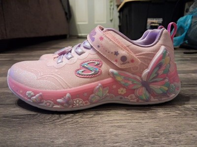 Skechers Magical Collection Flutterfly Bliss Light-Up Butterfly Sneakers 4