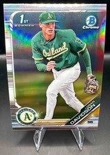 2019 Bowman Draft Logan Davidson #BDC-10 Chrome Refractor Athletics
